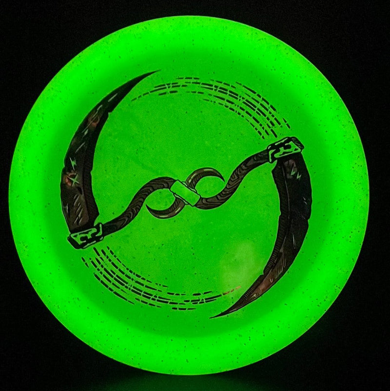 Load image into Gallery viewer, Metal Flake Glow Aztec - Limited Infinity Blade by Ripper Studios
