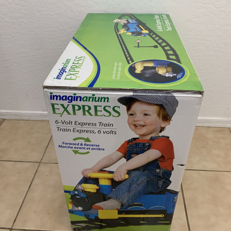 Load image into Gallery viewer, Imaginarium Express 6V Ride-On Train Set with Battery-Powered Lights and Sounds
