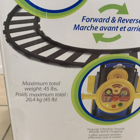 Imaginarium Express 6V Ride-On Train Set with Battery-Powered Lights and Sounds