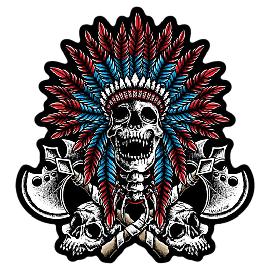 Warrior Spirit Indian Head Decal
