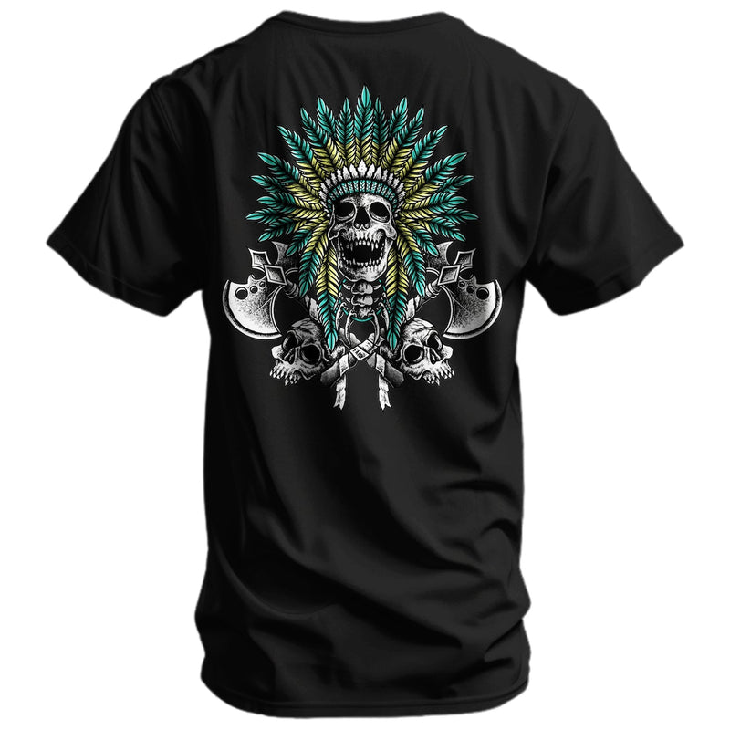 Load image into Gallery viewer, Warrior Spirit Indian Head Men&#39;s T-Shirt
