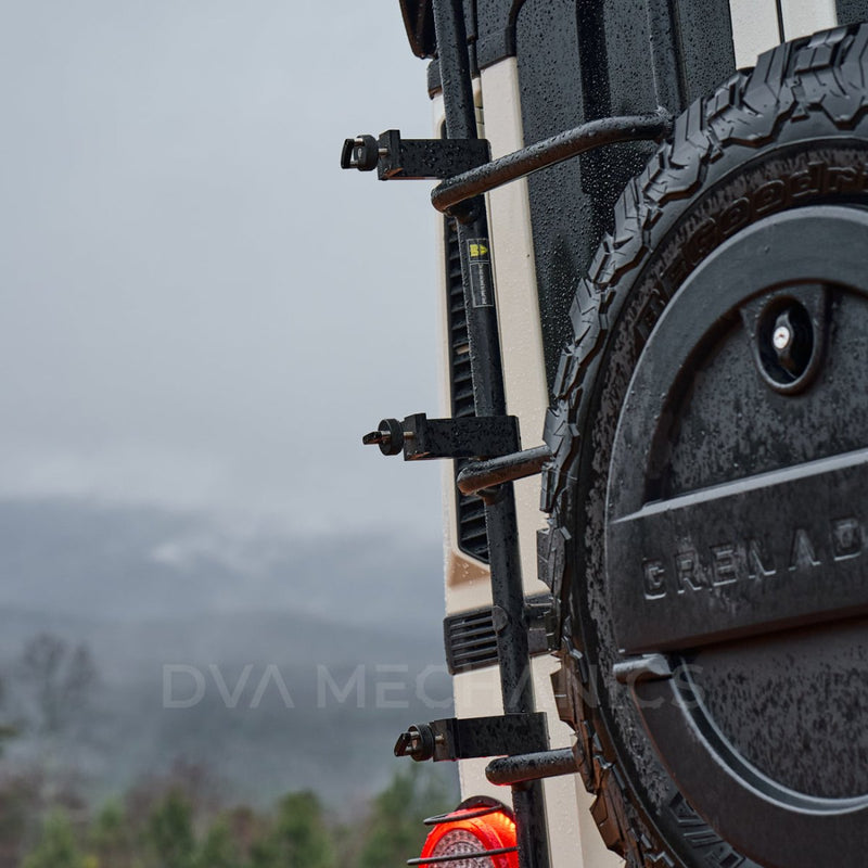 Load image into Gallery viewer, INEOS Grenadier: Ladder-Mounted Hi‑Lift Jack Carrier
