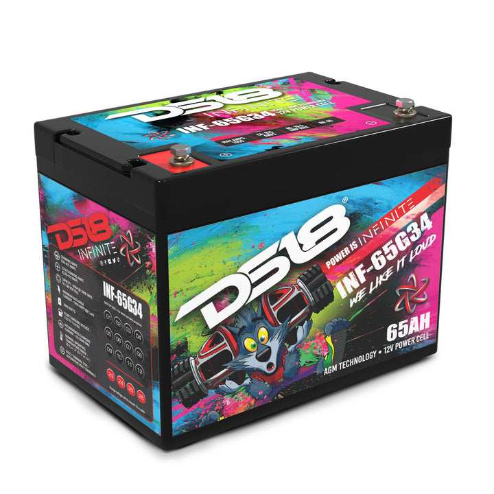 Load image into Gallery viewer, INF-65G34AH INFINITE 65 AH 2000 Watts AGM Group 34 Power Cell 12 Volt Battery - Skoutley Outdoors LLC
