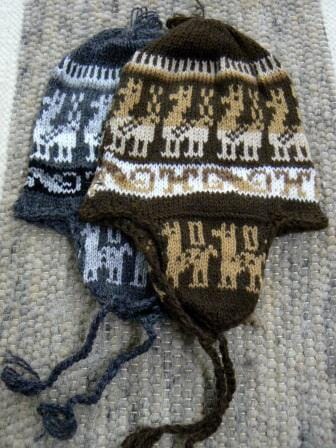 Load image into Gallery viewer, Infant Natural Knit Alpaca Chullo Hat with Ear Flaps
