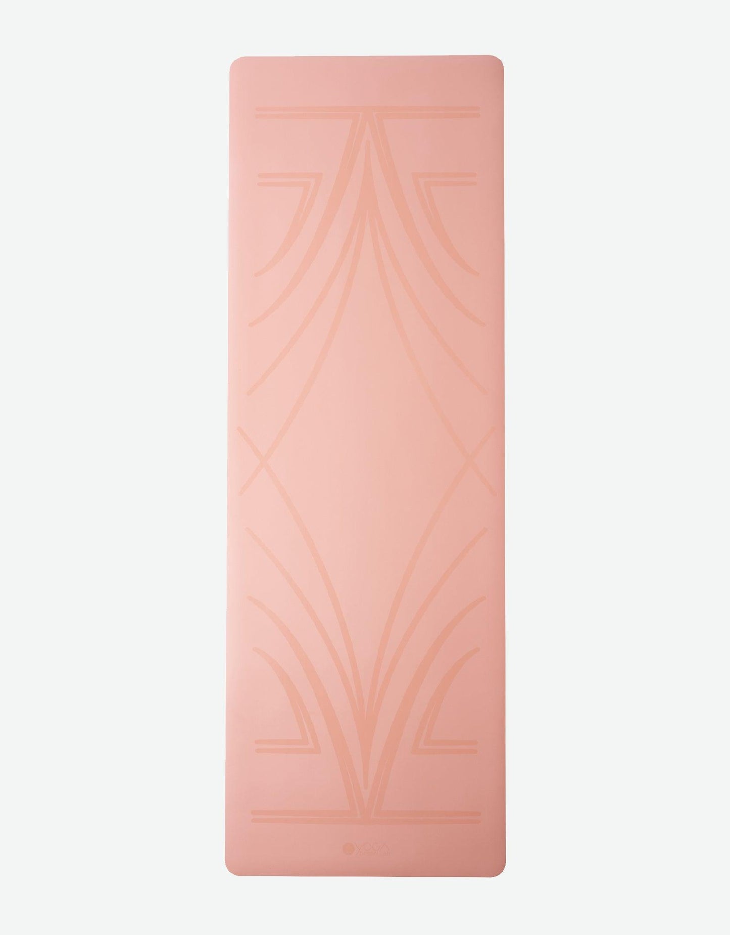 Infinity Yoga Mat - Diamond Align Coral