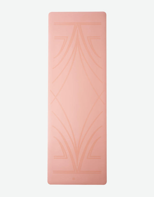 Infinity Yoga Mat - Diamond Align Coral