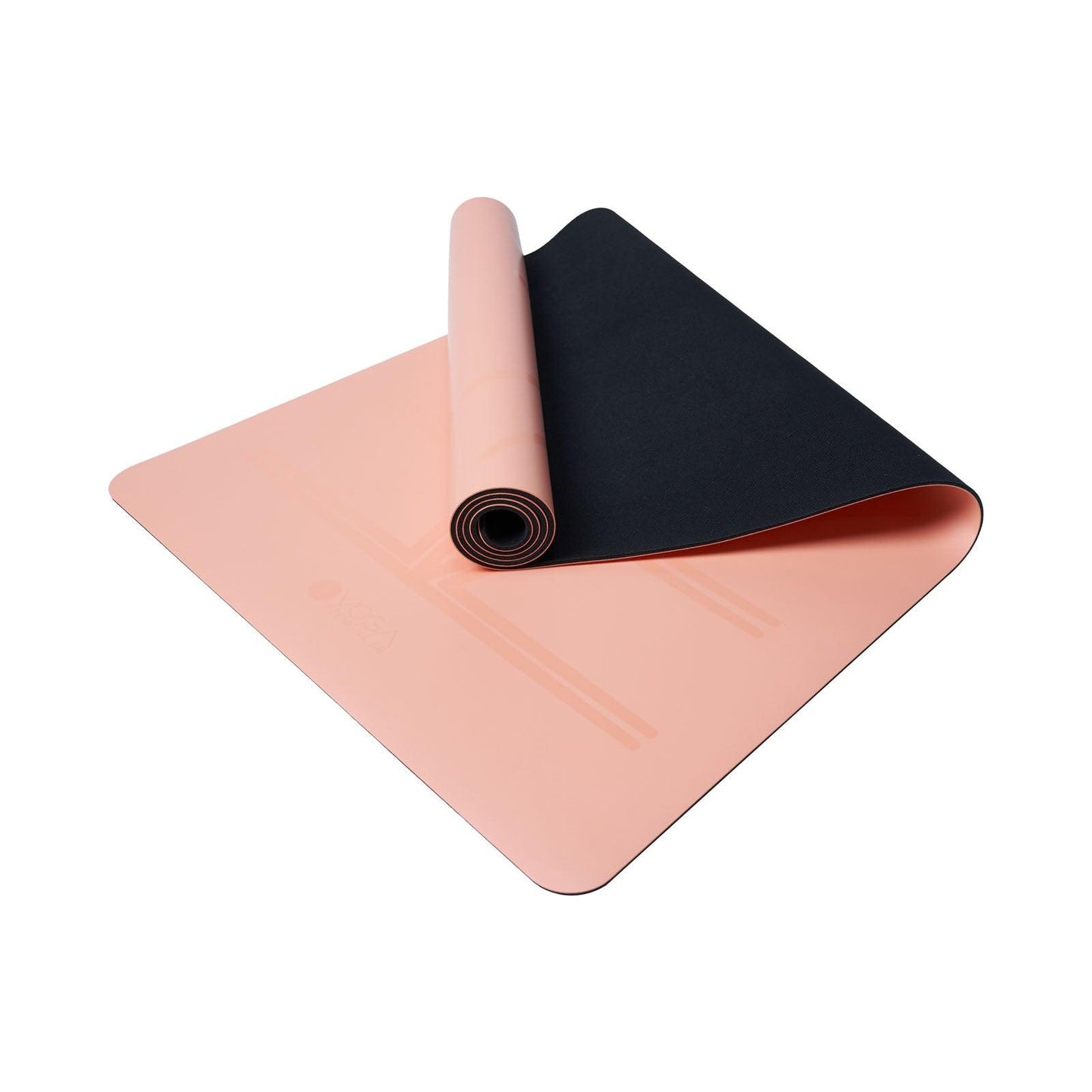 Infinity Yoga Mat - Diamond Align Coral