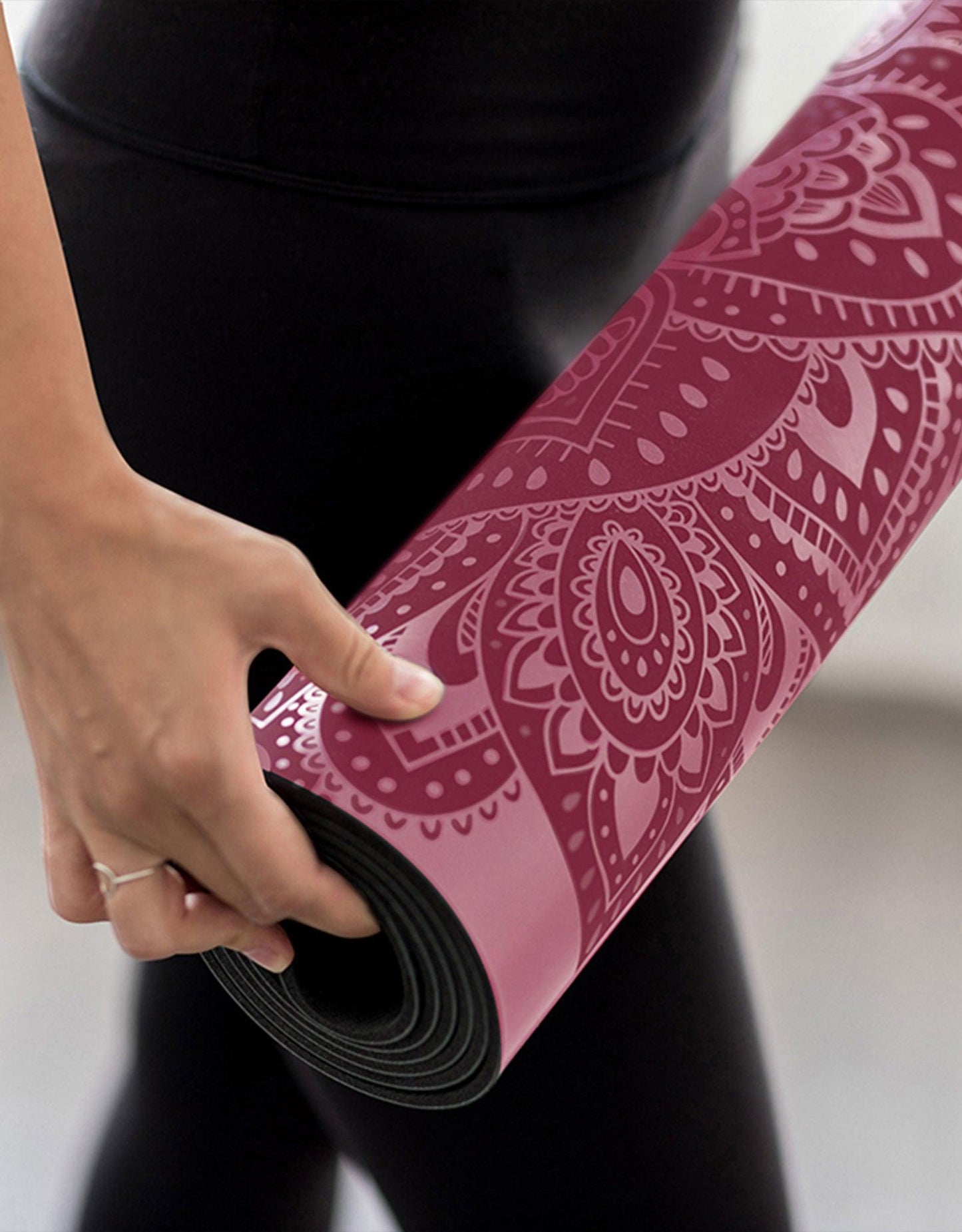 Infinity Yoga Mat - Mandala Rose