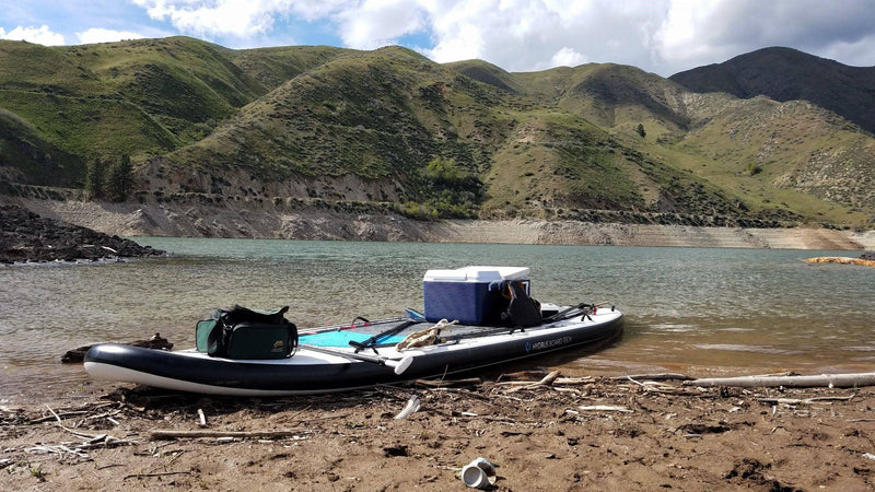 Load image into Gallery viewer, PreSale Inflatable Party Multi Person Paddle Board 14&#39;x54&#39;
