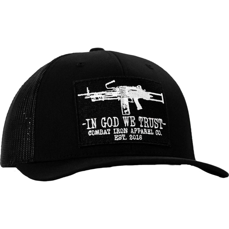 Load image into Gallery viewer, In God We Trust Patch Snapback Hat
