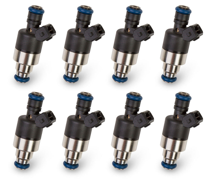 Load image into Gallery viewer, 160 lb/hr Performance Fuel Injectors - Set of 8 - Bosch/EV1 Style, Low Impedance Fuel Injectors Maximum Horsepower: 2525
