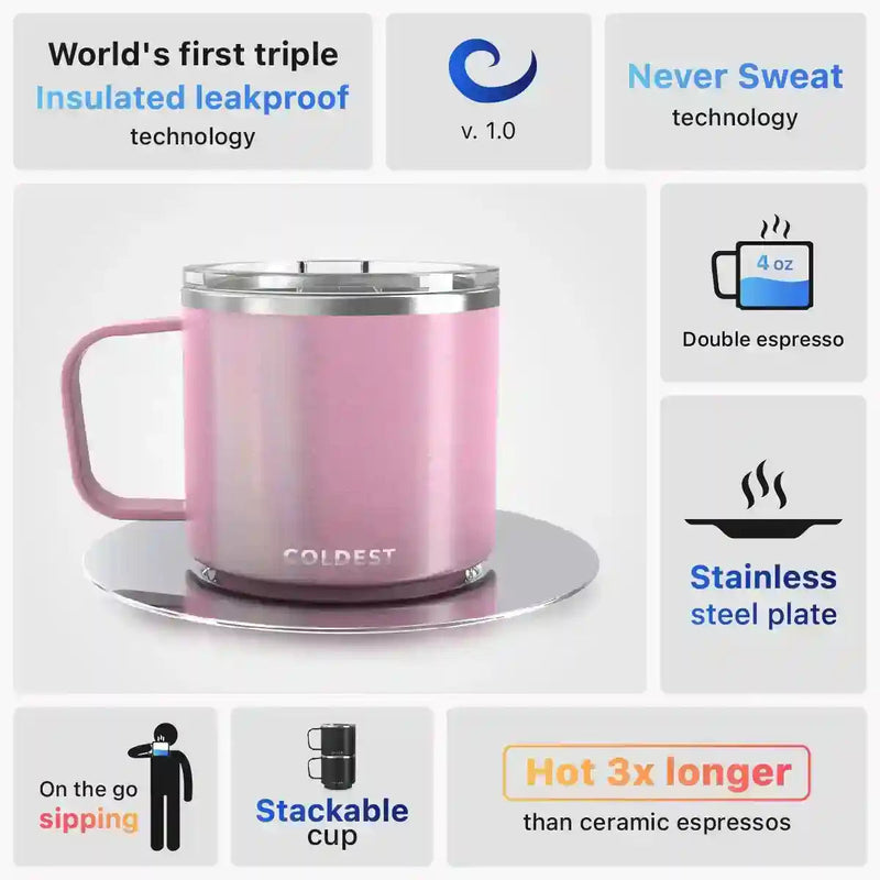Load image into Gallery viewer, Insulated Espresso Cup by Coldest
