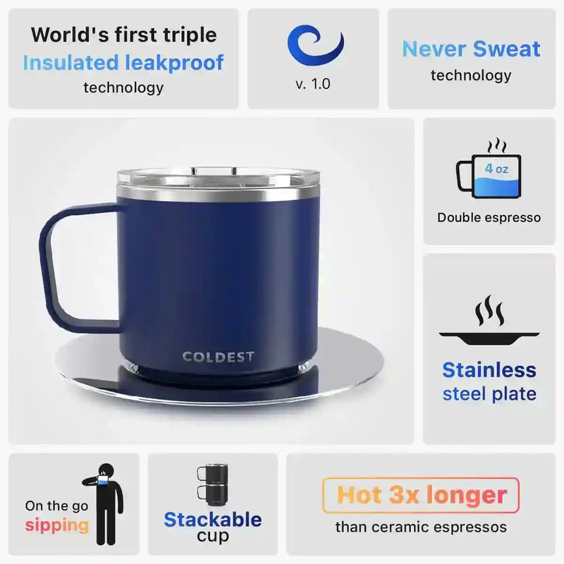 Load image into Gallery viewer, Insulated Espresso Cup by Coldest
