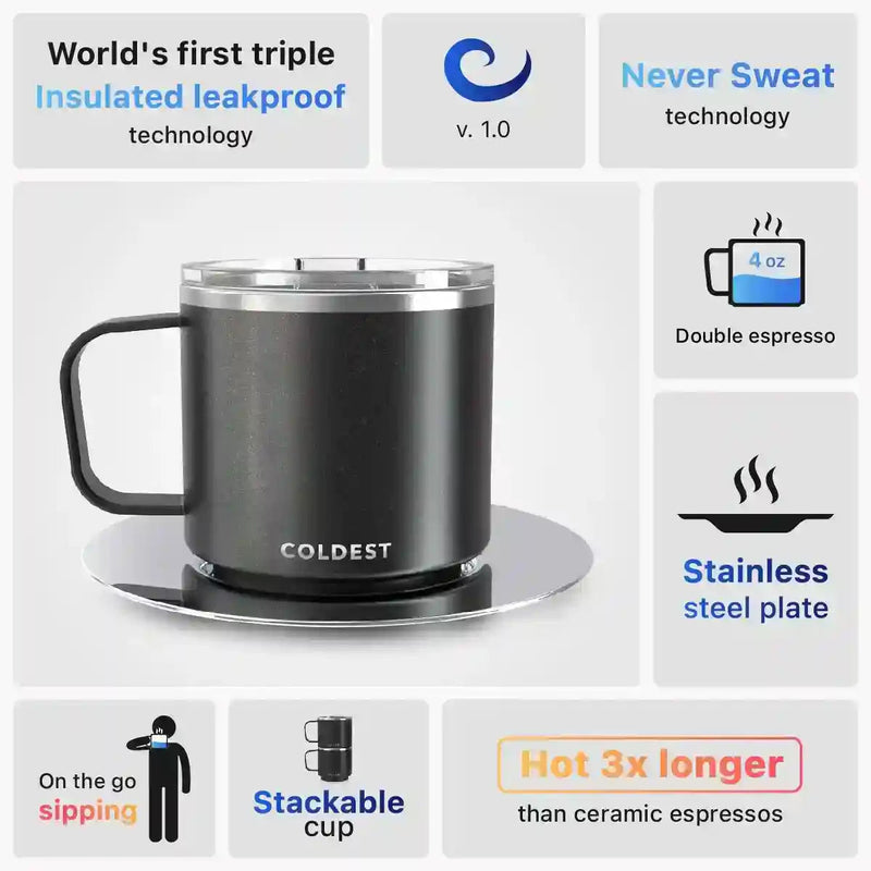Load image into Gallery viewer, Insulated Espresso Cup by Coldest
