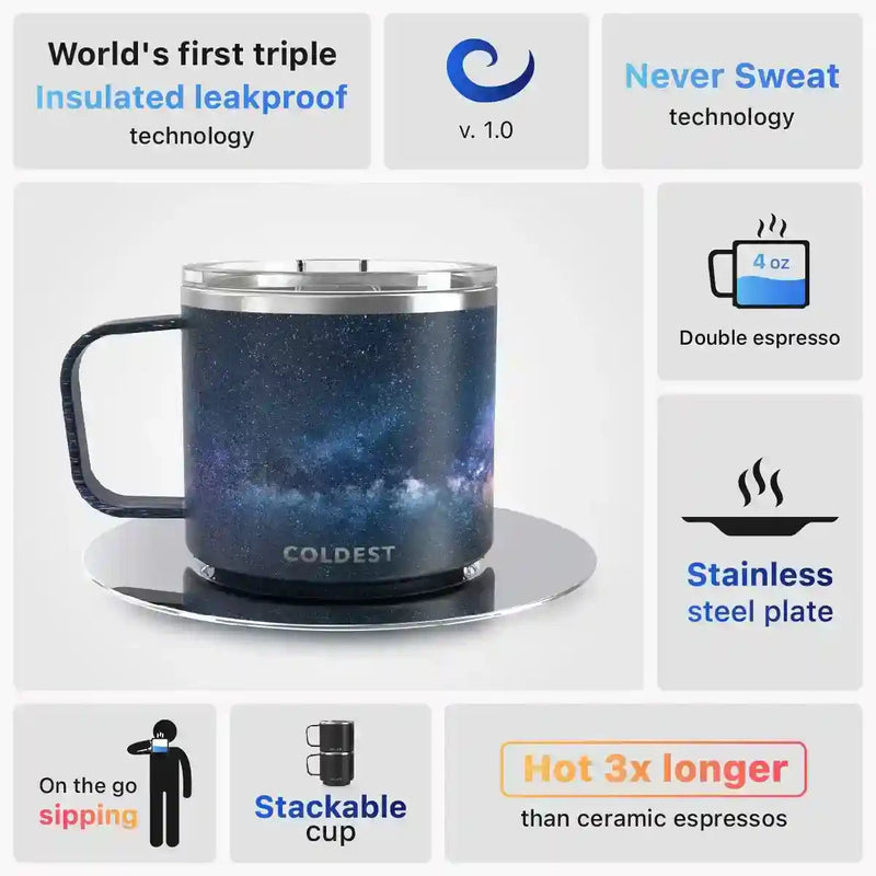 Load image into Gallery viewer, Insulated Espresso Cup by Coldest

