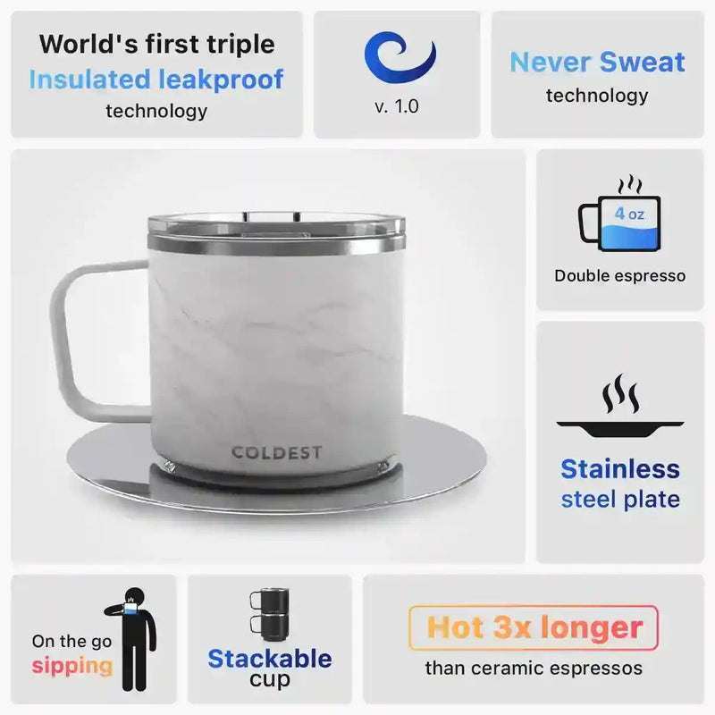 Load image into Gallery viewer, Insulated Espresso Cup by Coldest
