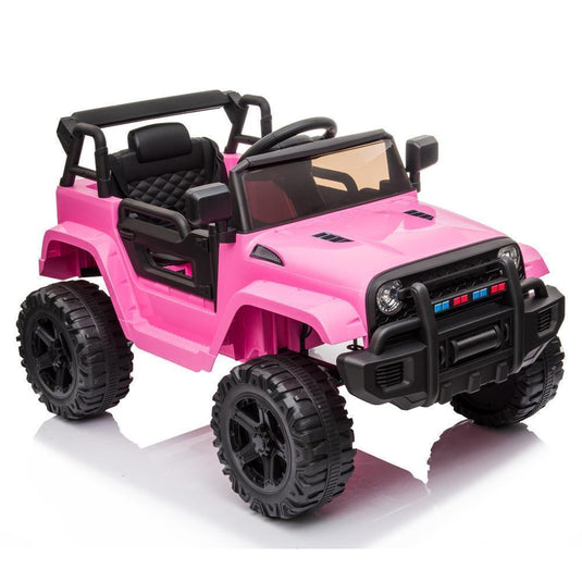 Interactive 12V Electric Ride On Truck for Kids with 3 Modes, Lights, Music, and Remote Control