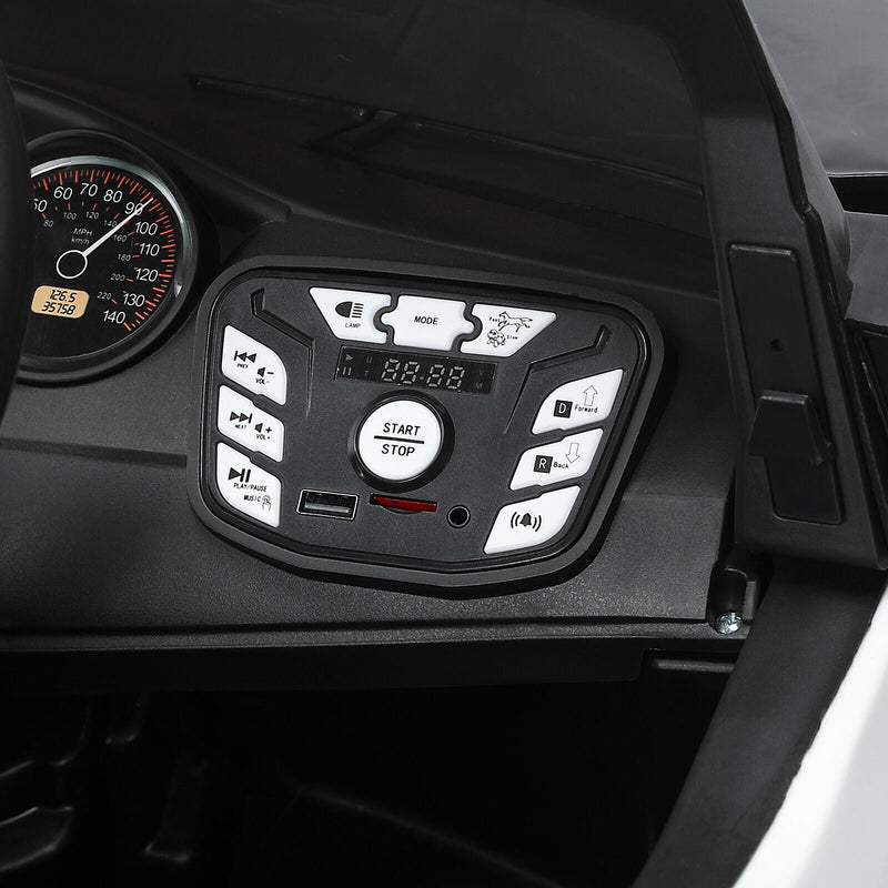 Load image into Gallery viewer, 6-Wheel Electric Police Car for Kids with RC, LED Lights, and Intercom
