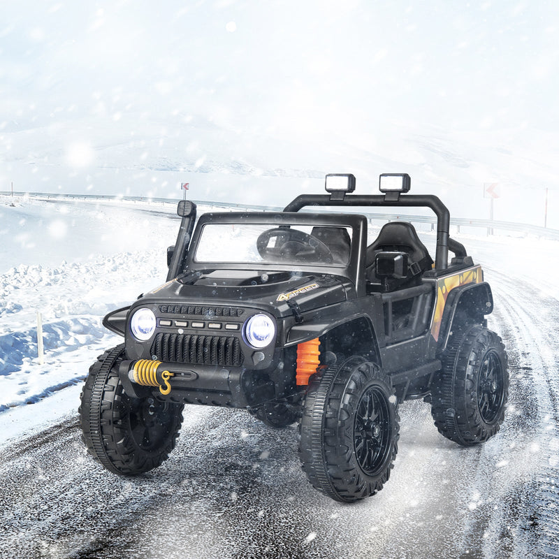 Load image into Gallery viewer, Interactive 12V Ride On Truck with Remote Control, LED Lights, and Music for Parent-Child Fun
