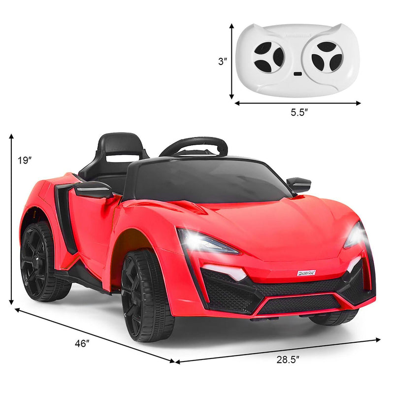 Load image into Gallery viewer, Interactive 2.4G RC Electric Car for Kids with Lights, MP3 Player, and Openable Doors - 12V
