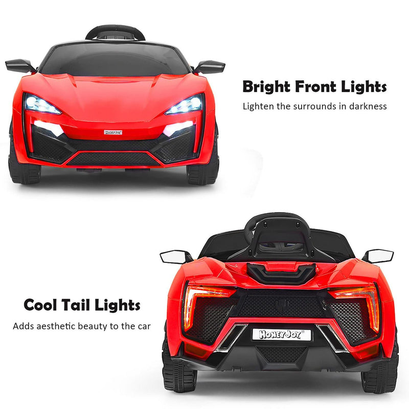 Load image into Gallery viewer, Interactive 2.4G RC Electric Car for Kids with Lights, MP3 Player, and Openable Doors - 12V
