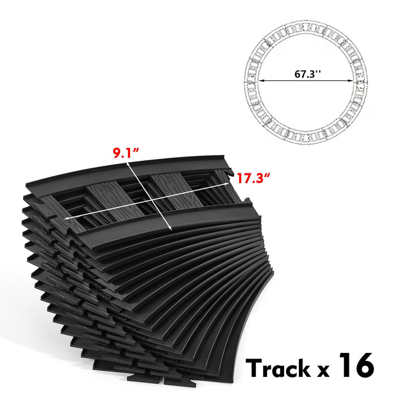 Load image into Gallery viewer, Interactive 6V Electric Kids Train Set with Track, Carriage, Lights, Whistle, Music, Storytelling, and Storage
