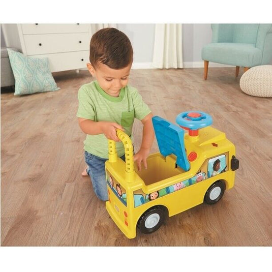 Interactive Push Car Toy for Toddlers: Wheels on the Bus Ride-On Fun for Ages 1-3 Years