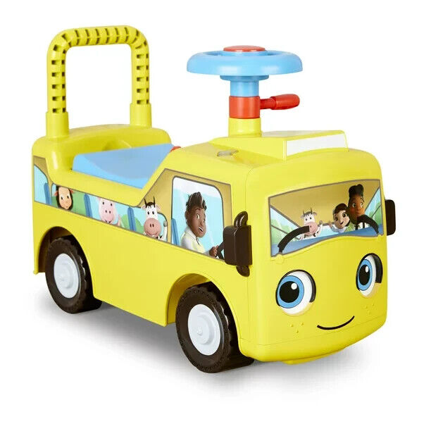 Load image into Gallery viewer, Interactive Push Car Toy for Toddlers: Wheels on the Bus Ride-On Fun for Ages 1-3 Years
