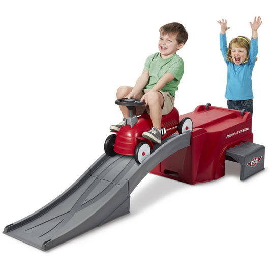 Interactive Ride-On Car Slide Ramp for Kids: Endless Fun On and Off the Track