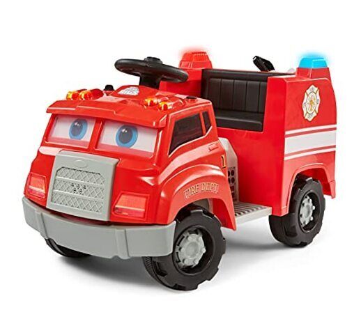 Load image into Gallery viewer, Interactive Toddler Fire Truck Ride On Toy for Kids Ages 1.5-4 Years - Realistic Rigs Experience
