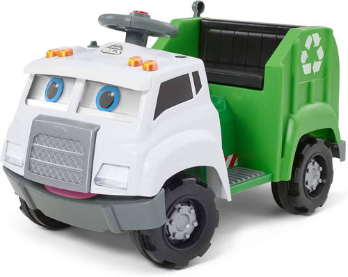 Load image into Gallery viewer, Interactive Toddler Recycling Truck Ride-On Toy by Kid Trax - Perfect for Kids Ages 1 and Up!
