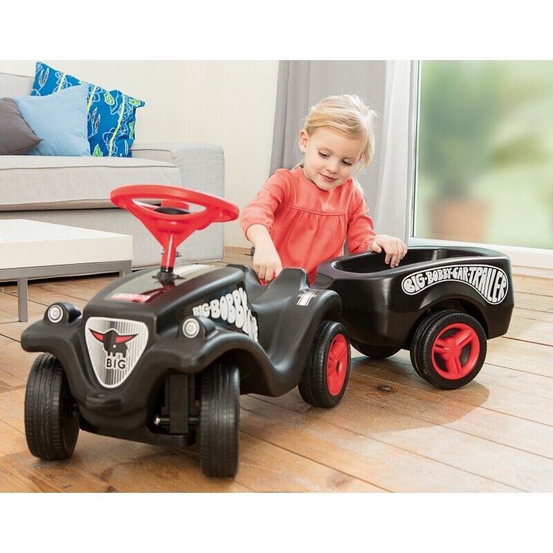 Load image into Gallery viewer, Introducing the All-New Black Fulda Bobby Car Ride-On: The Ultimate Ride for Little Ones!
