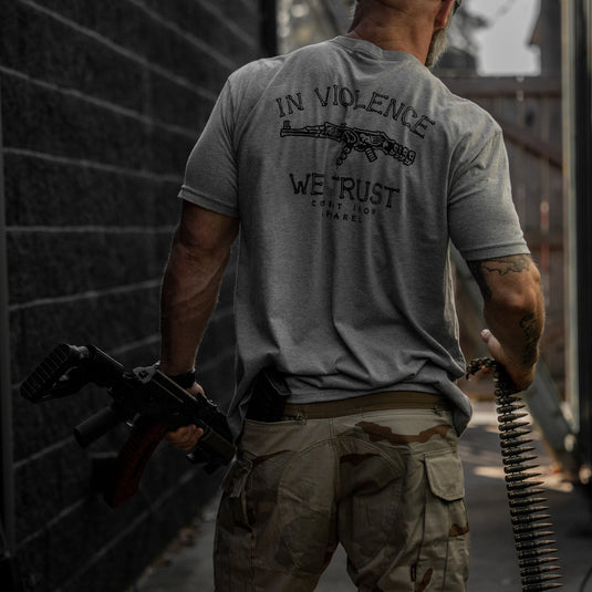 In Violence We Trust Men's T-Shirt