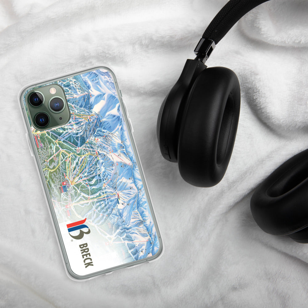 Breckenridge Trail Map iPhone Case