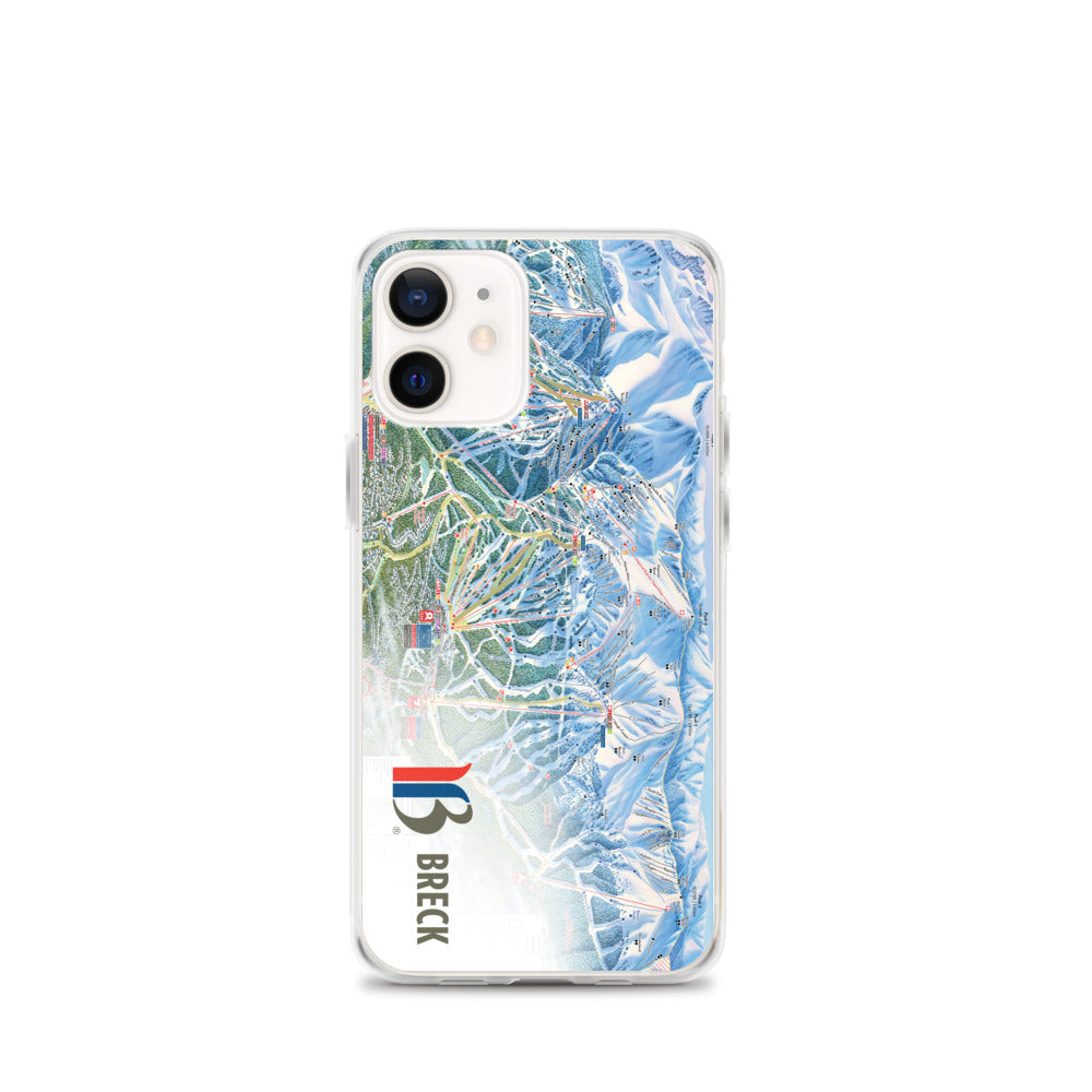Breckenridge Trail Map iPhone Case