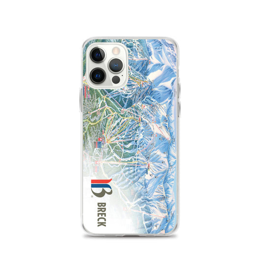 Breckenridge Trail Map iPhone Case