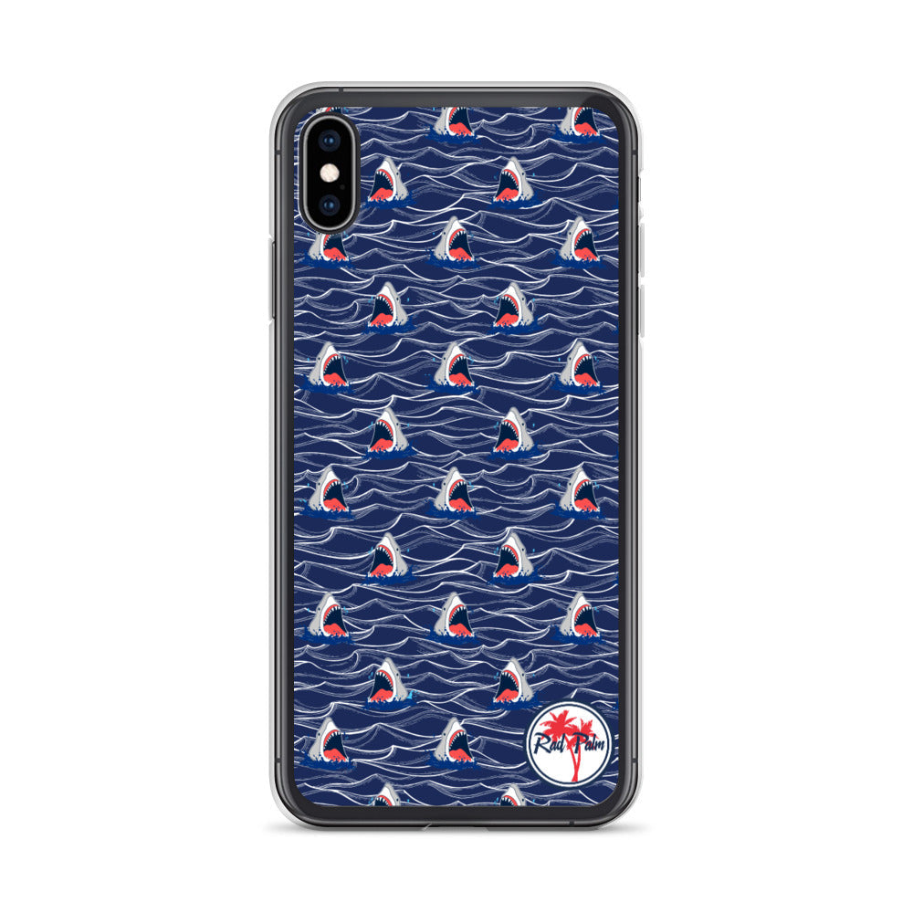 Shark Bait Dark Water iPhone Case