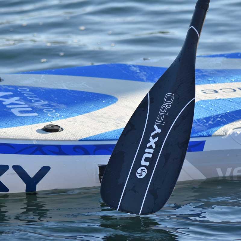 Load image into Gallery viewer, NIXY 3-Piece Adjustable 100% 3K Carbon Fiber SUP Pro Paddle
