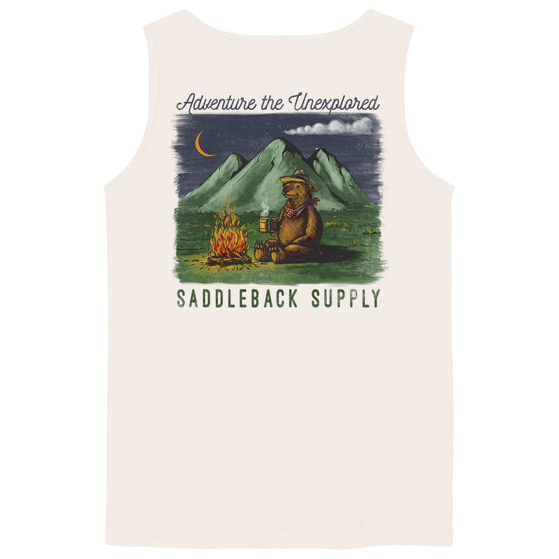 Load image into Gallery viewer, Camping Bear Pigment Tank Top
