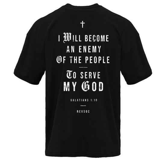 I Will Become An Enemy To The People Heavyweight Men's T-Shirt