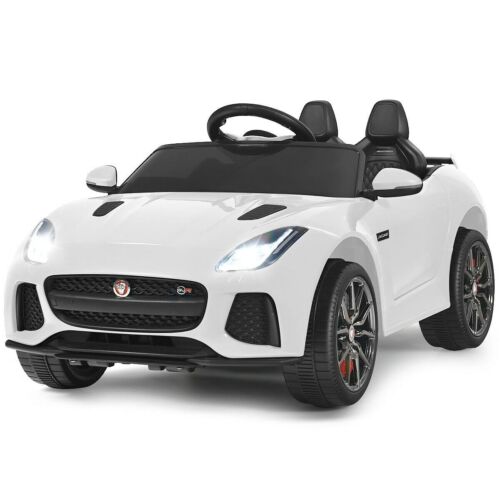 Jaguar F-Type SVR 12V Licensed Kids Ride On Car - White