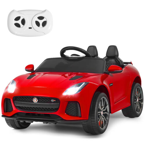 Jaguar F-Type SVR 12V Licensed Ride On Car for Kids with Music & Lights - Red