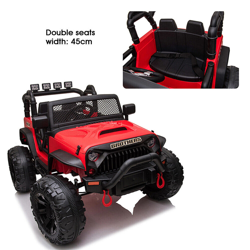 Load image into Gallery viewer, JEEP Double Drive Children&#39;s Ride-On Car with 40W*2 Motor and 12V7AH*1 Battery
