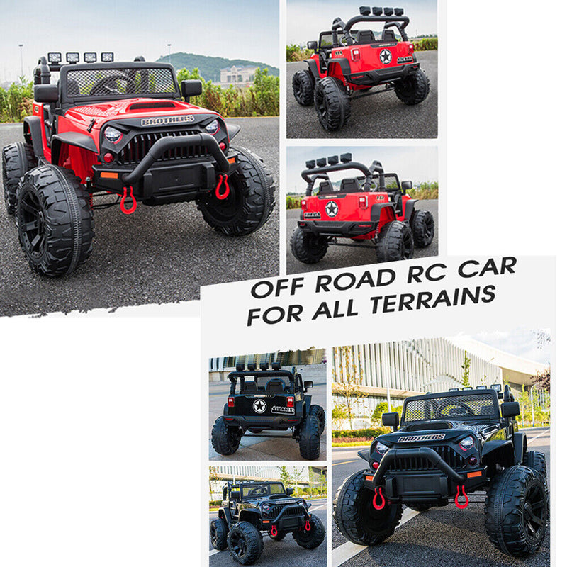 Load image into Gallery viewer, JEEP Double Drive Children&#39;s Ride-On Car with 40W*2 Motor and 12V7AH*1 Battery
