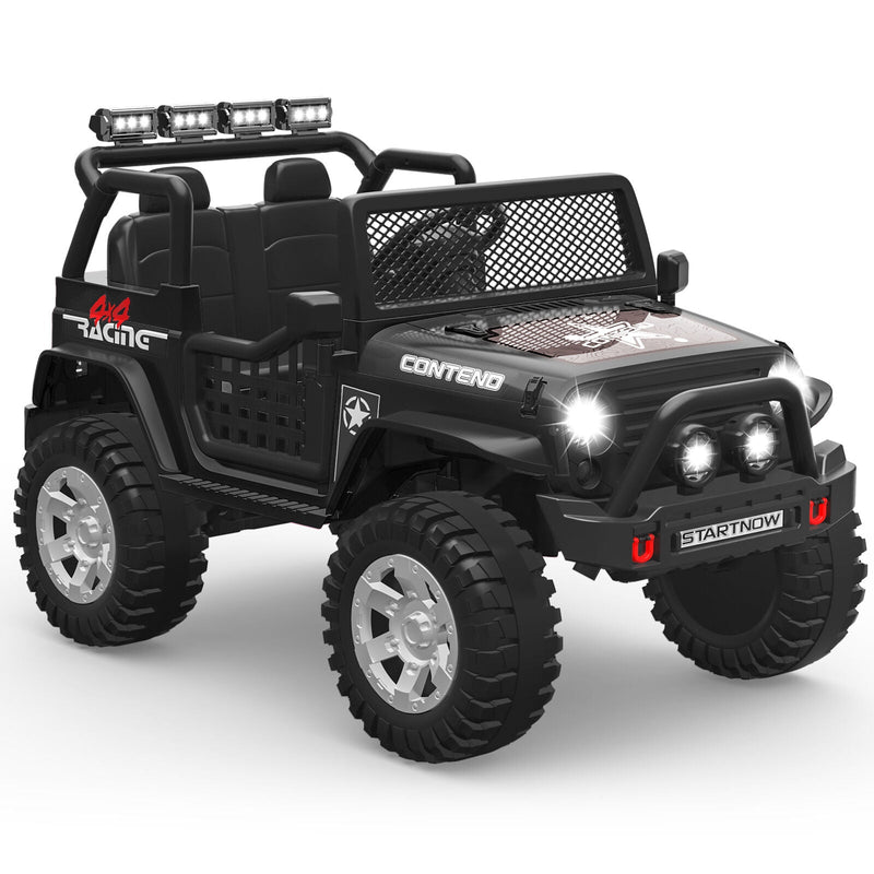 Load image into Gallery viewer, Electric Ride-On Truck for Kids with Remote Control, LED Lights, 2 Speeds, and MP3 Music
