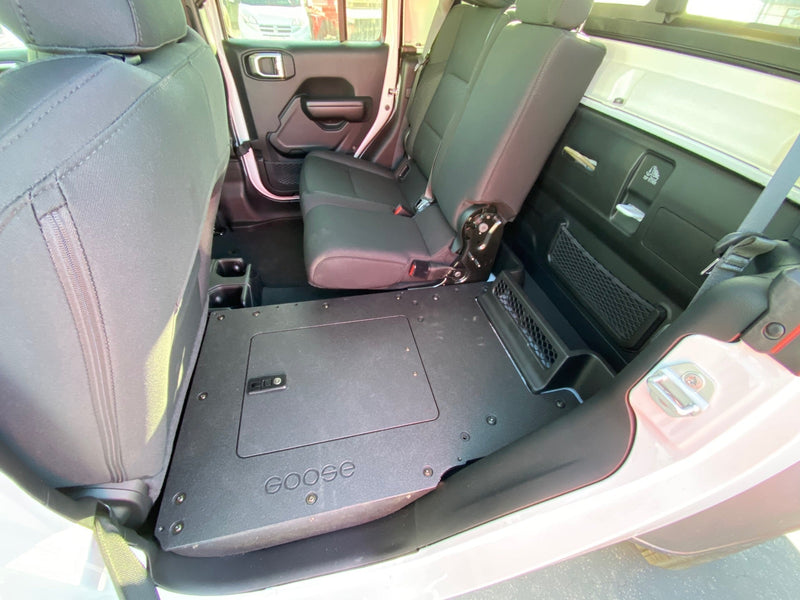 Load image into Gallery viewer, Jeep Gladiator 2019-Present JT 4 Door - Second Row Seat Delete Plate System
