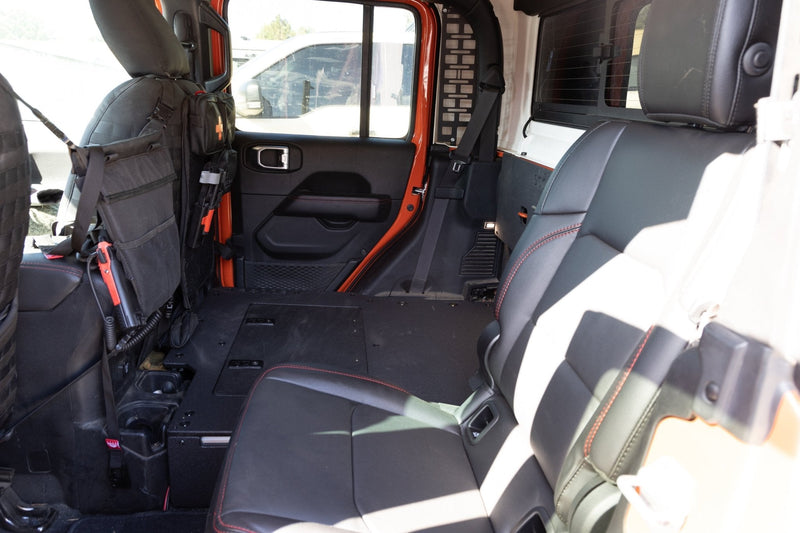 Load image into Gallery viewer, Jeep Gladiator 2019-Present JT 4 Door - Second Row Seat Delete Plate System - Extended Platform
