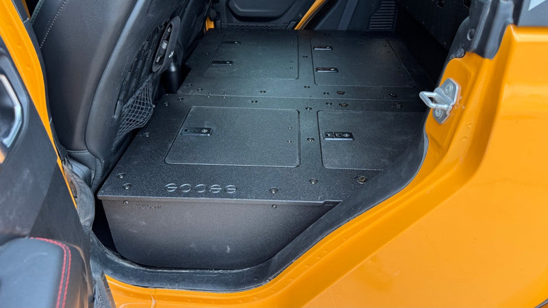 Load image into Gallery viewer, Jeep Gladiator 2019-Present JT 4 Door - Second Row Seat Delete Plate System - High Platform
