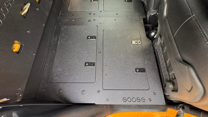 Load image into Gallery viewer, Jeep Gladiator 2019-Present JT 4 Door - Second Row Seat Delete Plate System - High Platform
