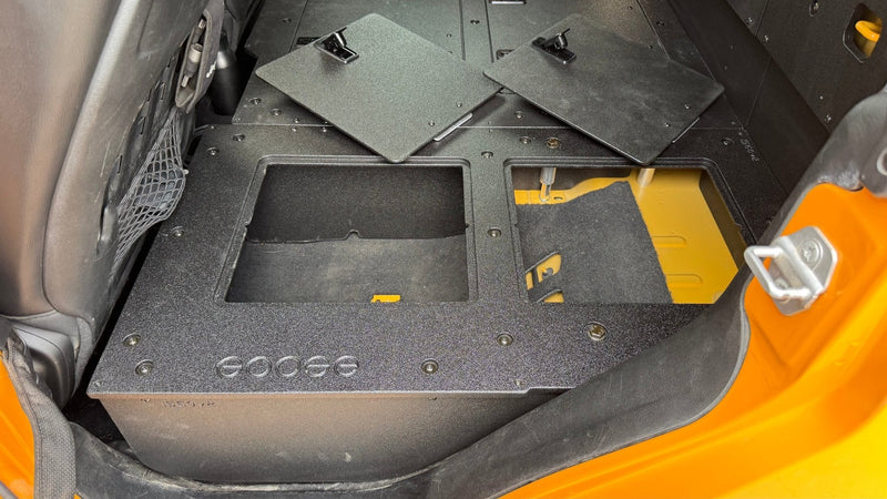 Load image into Gallery viewer, Jeep Gladiator 2019-Present JT 4 Door - Second Row Seat Delete Plate System - High Platform
